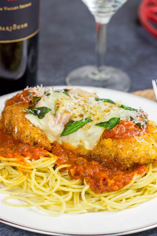 Chicken parm, you taste so good!  This Classic Chicken Parmesan recipe is the perfect comfort food for chilly winter days!