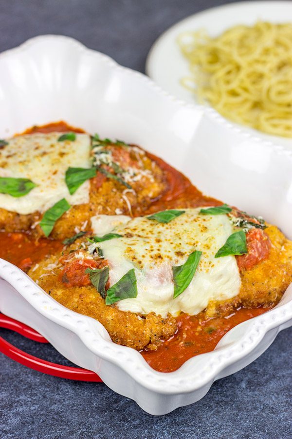 Chicken parm, you taste so good!  This Classic Chicken Parmesan recipe is the perfect comfort food for chilly winter days!