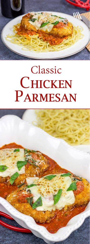 Chicken parm, you taste so good! This Classic Chicken Parmesan recipe is the perfect comfort food for chilly winter days!