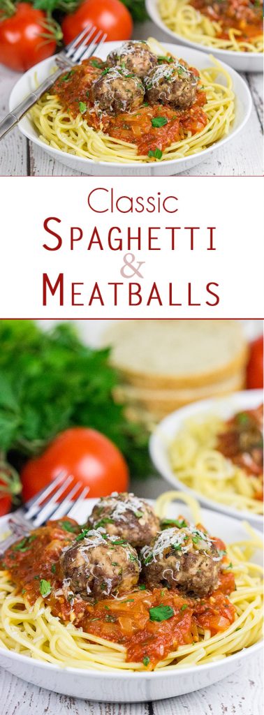 Because sometimes you just need Classic Spaghetti and Meatballs for dinner!