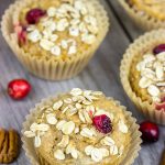 Packed with fresh cranberries, these Cranberry Oat Muffins are a delicious way to start a chilly morning during the holidays!
