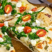 Plan a pizza night soon, and put this Broccolini and Goat Cheese Pizza on the menu!