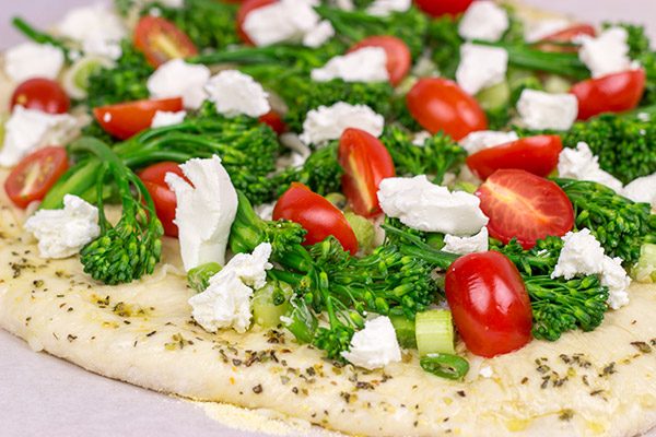 Plan a pizza night soon, and put this Broccolini and Goat Cheese Pizza on the menu!