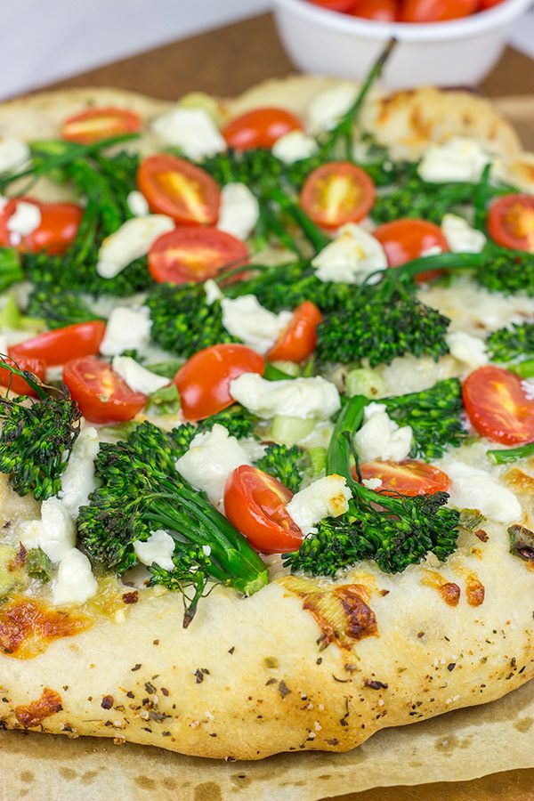 Plan a pizza night soon, and put this Broccolini and Goat Cheese Pizza on the menu!