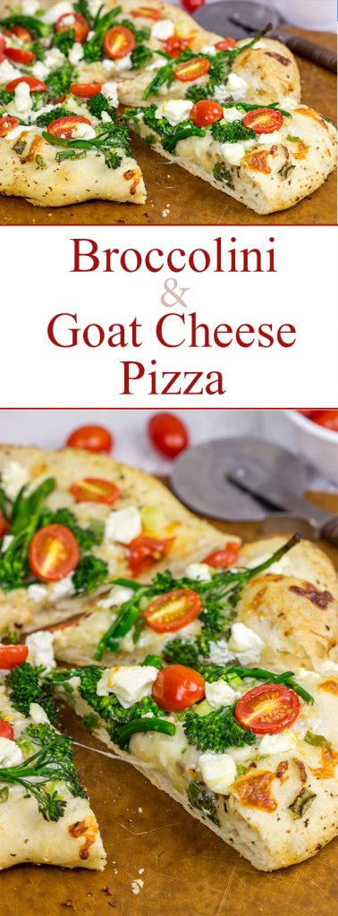 Plan a pizza night soon, and put this Broccolini and Goat Cheese Pizza on the menu!