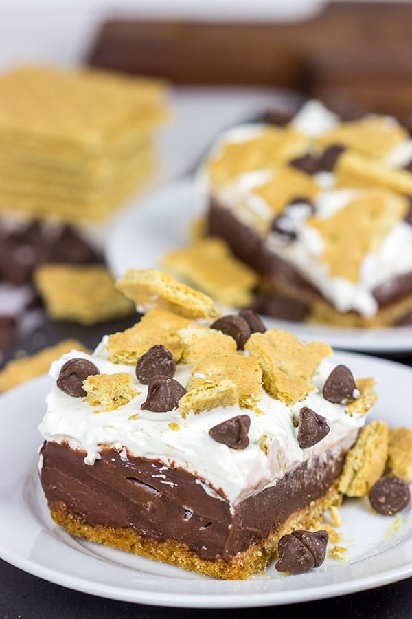 Celebrate warm summer days with this twist on a classic. These Frozen S'mores Bars are sure to be a hit in your family!
