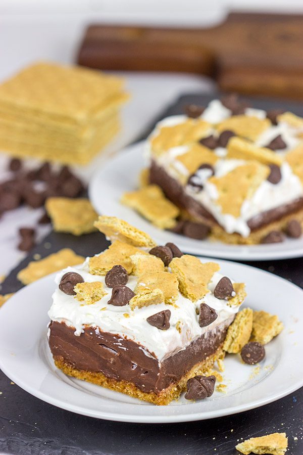 Celebrate warm summer days with this twist on a classic. These Frozen S'mores Bars are sure to be a hit in your family!