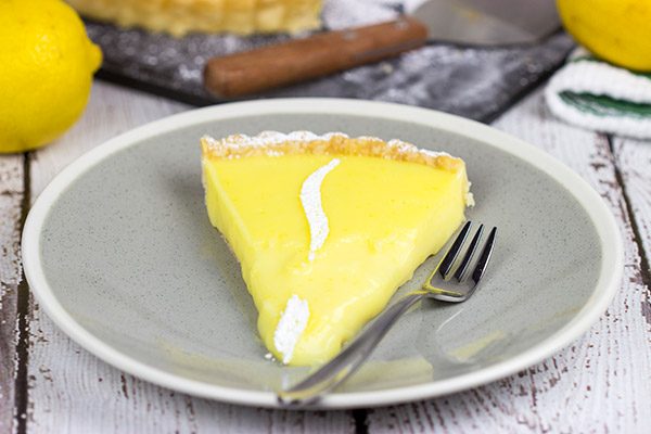 This Lemon Cream Tart is a packed with flavor, and it's the perfect dessert for a warm spring day!