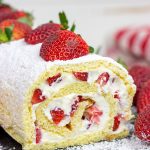 This Fresh Strawberry Cake Roll is a fun way to celebrate fresh summer strawberries!  Grab a slice, sit back and enjoy!