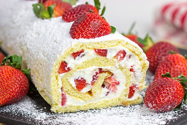 This Fresh Strawberry Cake Roll is a fun way to celebrate fresh summer strawberries! Grab a slice, sit back and enjoy!