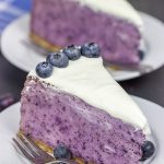 This Fresh Blueberry Cheesecake is packed with fresh summer blueberries...and it's a fun dessert to serve on a warm summer evening!
