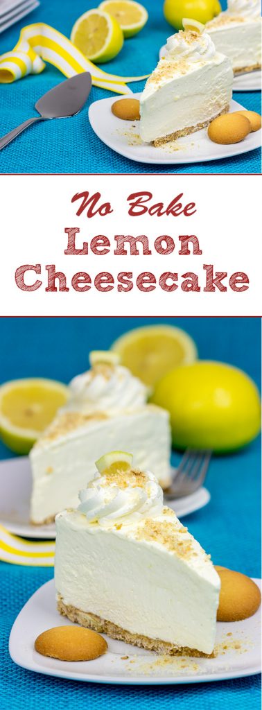 This No Bake Lemon Cheesecake makes for a tasty dessert on a warm summer evening! Enjoy!