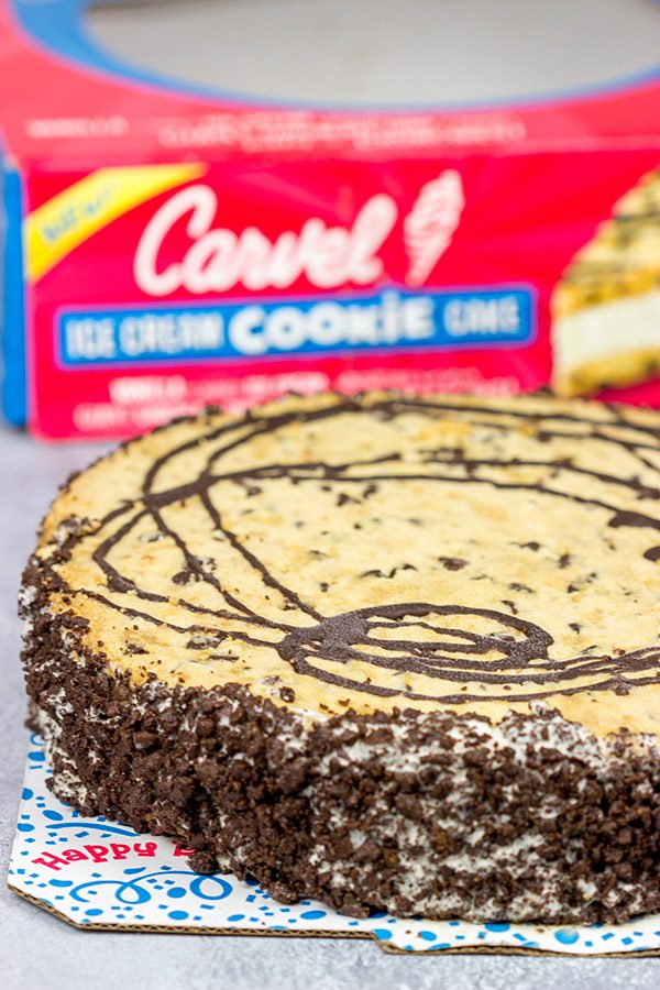 Summer is just around the corner!  Celebrate with a slice of this Chocolate Peanut Butter Ice Cream Freak Cake!