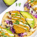 These Crispy Baja Fish Tacos are not only quick and easy, but packed with delicious flavor, too!  They're the perfect way to celebrate the arrival of warmer days!