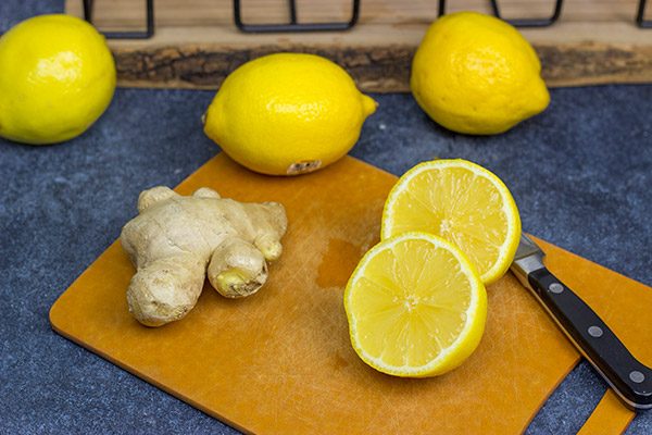Summer will be here soon, and a nice cold glass of Fresh Ginger Lemonade is a great way to cool off!