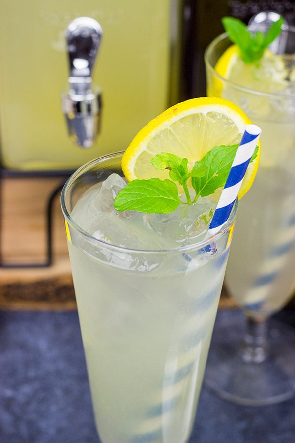 Summer will be here soon, and a nice cold glass of Fresh Ginger Lemonade is a great way to cool off!