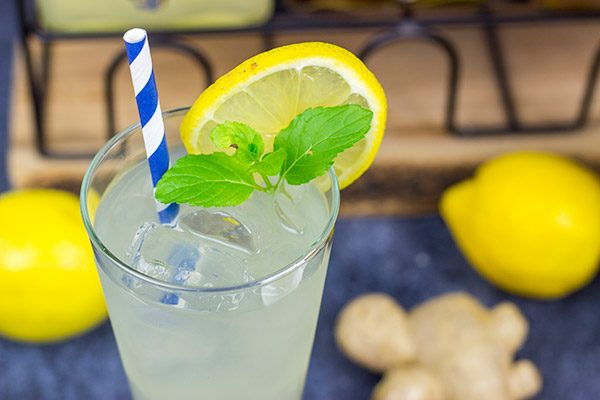 Summer will be here soon, and a nice cold glass of Fresh Ginger Lemonade is a great way to cool off!