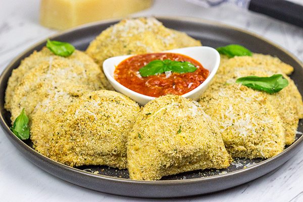 These Italian Baked Pierogies are a cinch to make...and they're one heck of a tasty appetizer to serve during football season!