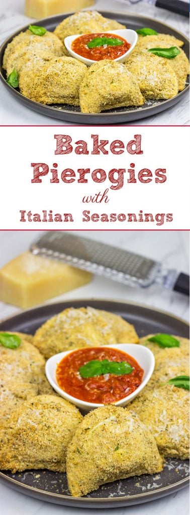 These Italian Baked Pierogies are a cinch to make...and they're one heck of a tasty appetizer to serve during football season!