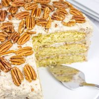 If you're looking for a unique and delicious cake recipe, then look no further! This Southern Pecan Praline Cake is one of our new favorites!