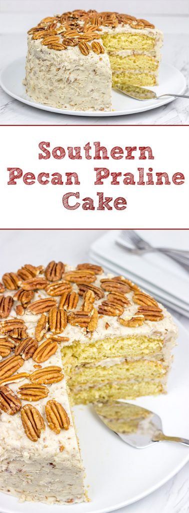 If you're looking for a unique and delicious cake recipe, then look no further! This Southern Pecan Praline Cake is one of our new favorites!