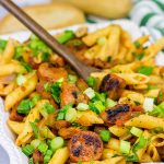 Mix up the weeknight dinner routine with this Cajun Pastalaya with Smoked Andouille Chicken Sausage!