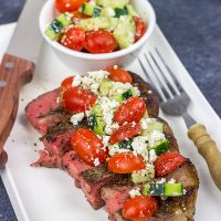 These Grilled T-Bone Steaks with Greek Seasoning are a great way to enjoy summer grilling season! They're tasty...and easy enough to make on a weeknight!