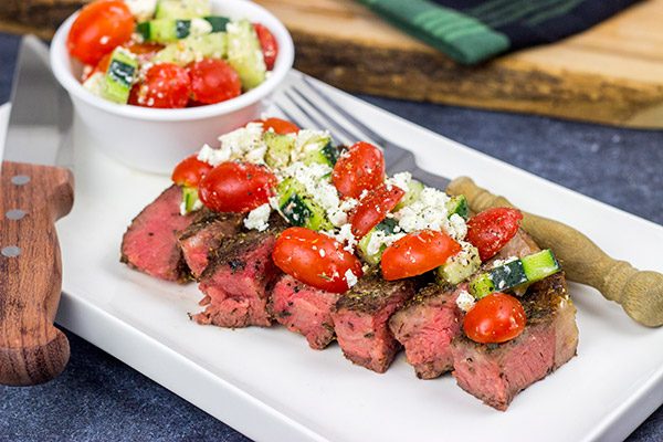 These Grilled T-Bone Steaks with Greek Seasoning are a great way to enjoy summer grilling season! They're tasty...and easy enough to make on a weeknight!
