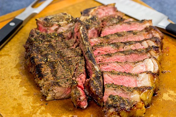 These Grilled T-Bone Steaks with Greek Seasoning are a great way to enjoy summer grilling season! They're tasty...and easy enough to make on a weeknight!