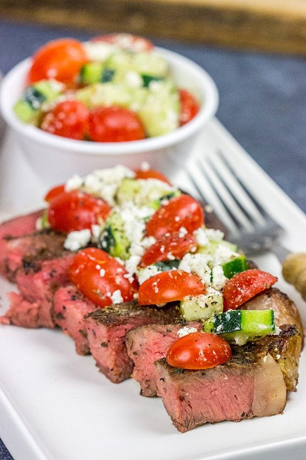 These Grilled T-Bone Steaks with Greek Seasoning are a great way to enjoy summer grilling season! They're tasty...and easy enough to make on a weeknight!