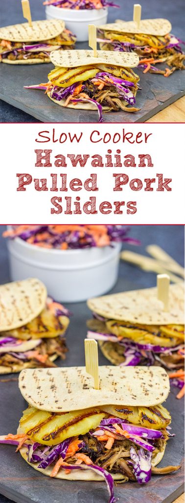 It might be summer, but let's pull out that slow cooker! These Slow Cooker Hawaiian Pulled Pork Sliders are an easy and delicious way to feed a crowd!