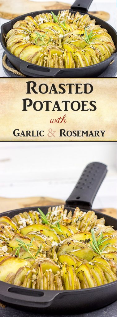 Grab that cast iron skillet! These Garlic and Rosemary Roasted Potatoes are a fun twist on a classic recipe!
