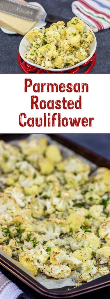 Looking for an easy side dish? Grab some Parmigiano Reggiano and make a batch of this Parmesan Roasted Cauliflower!