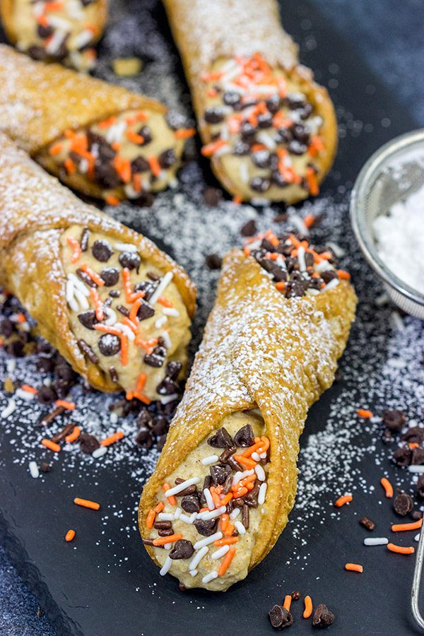 These Pumpkin Spice Cannoli are packed with pumpkin and your favorite Fall spices.  They're a great treat for a cool Autumn evening!