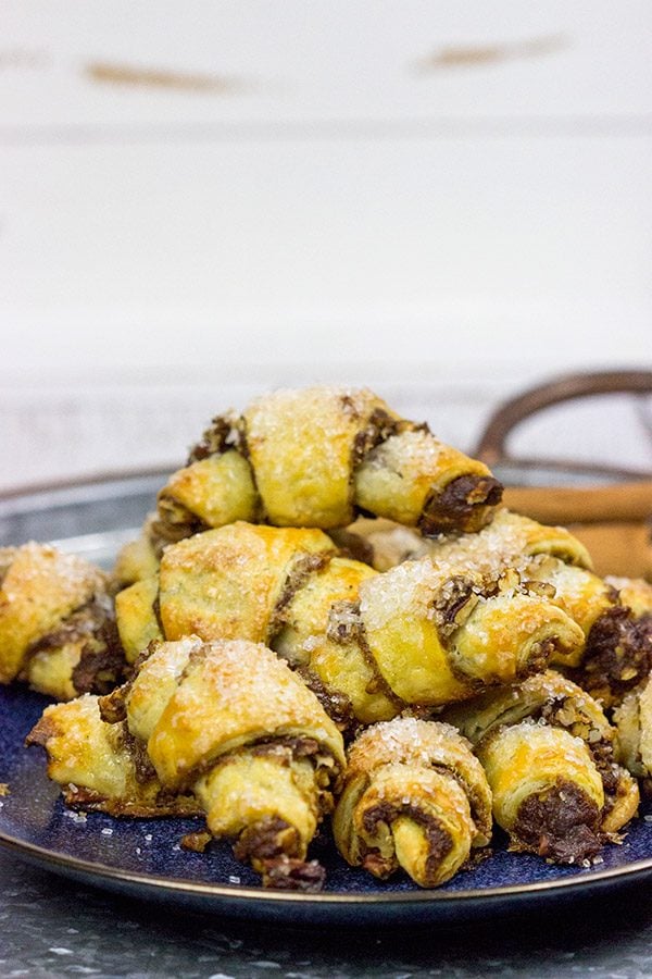 This Pumpkin Spice Rugelach includes real pumpkin in addition to your favorite Fall spices...it's the perfect sweet treat on a chilly day!