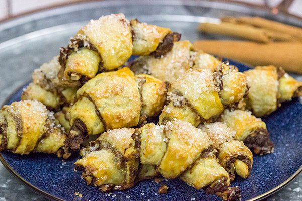 This Pumpkin Spice Rugelach includes real pumpkin in addition to your favorite Fall spices...it's the perfect sweet treat on a chilly day!