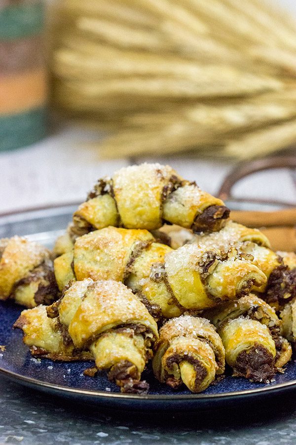 This Pumpkin Spice Rugelach includes real pumpkin in addition to your favorite Fall spices...it's the perfect sweet treat on a chilly day!