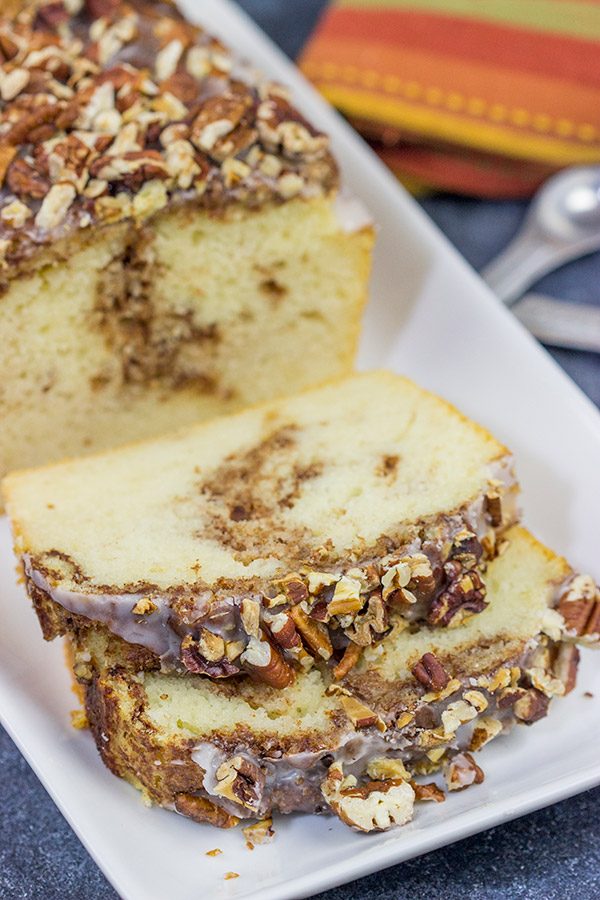 If you love the smell of cinnamon and nutmeg baking in the oven, then bake up a loaf of this Swirled Cinnamon Bread.  It's a great way to celebrate the Fall baking season!