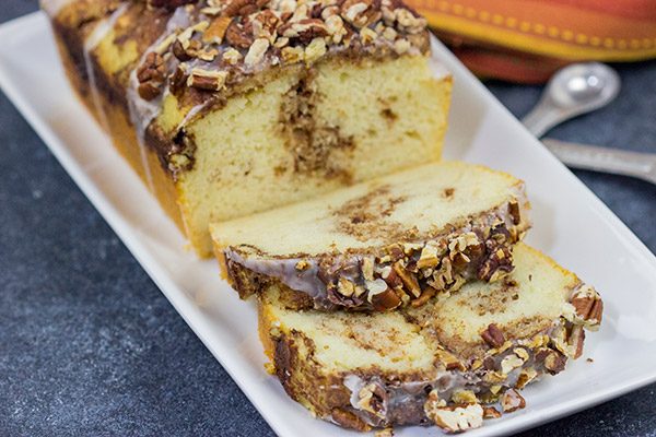 If you love the smell of cinnamon and nutmeg baking in the oven, then bake up a loaf of this Swirled Cinnamon Bread.  It's a great way to celebrate the Fall baking season!