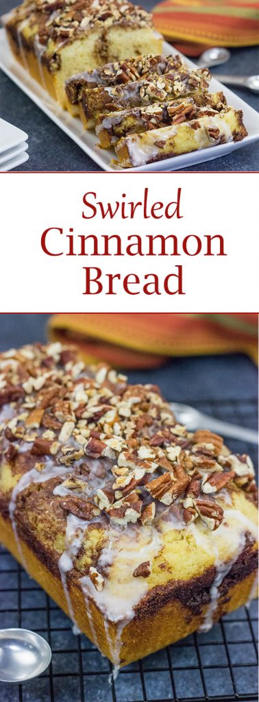 If you love the smell of cinnamon and nutmeg baking in the oven, then bake up a loaf of this Swirled Cinnamon Bread. It's a great way to celebrate the Fall baking season!