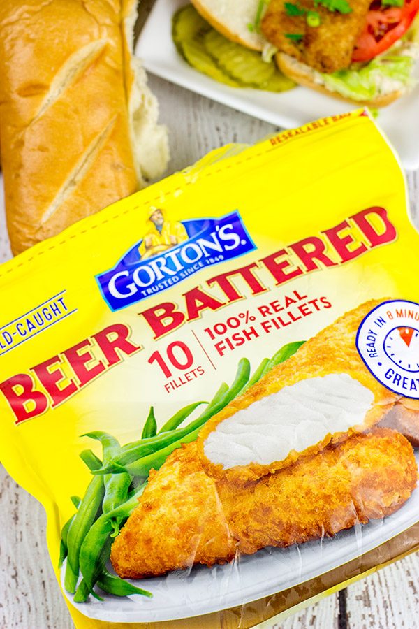 Looking for a fun new weeknight meal?  These Beer Battered Fish Po'Boys are packed with flavor, and they're ready in less than 30 minutes!