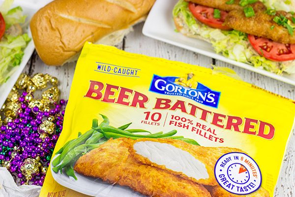 Looking for a fun new weeknight meal?  These Beer Battered Fish Po'Boys are packed with flavor, and they're ready in less than 30 minutes!