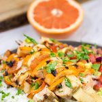 These Citrus Grilled Salmon Skewers are an easy and delicious way to enjoy dinner on the grill!  They're perfect for everything from backyard parties to tailgating with friends!
