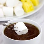 Looking for a fun dessert for a holiday party or just a quiet night with the family?  This Easy Chocolate Fondue is always a hit!