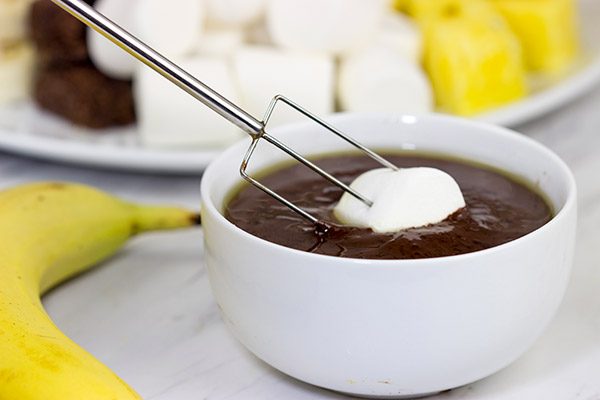 Looking for a fun dessert for a holiday party or just a quiet night with the family?  This Easy Chocolate Fondue is always a hit!
