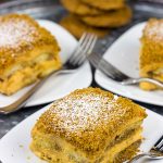 This Pumpkin Spice Tiramisu is a delicious combination of a classic Italian dessert with the warming Autumn spices of cinnamon, ginger and nutmeg!