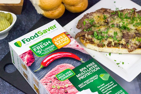Loaded with tender steak and melty cheeses, these Sous Vide Steak Sandwiches are a favorite in our house!