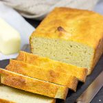 This Almond Flour Bread is an easy, low-carb bread.  We loved lightly toasting slices of this bread with a bit of butter and jam!
