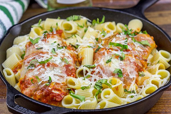 Stuffed with melty cheese, this Baked Parmesan Stuffed Chicken is a twist on the Italian classic...and it can be ready in 30 minutes!