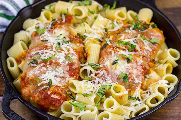 Stuffed with melty cheese, this Baked Parmesan Stuffed Chicken is a twist on the Italian classic...and it can be ready in 30 minutes!